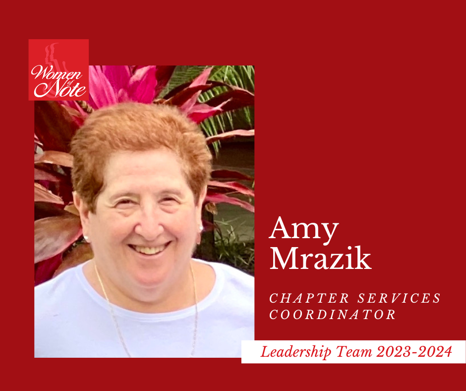 Amy Mrazik, Chapter Services Coordinator