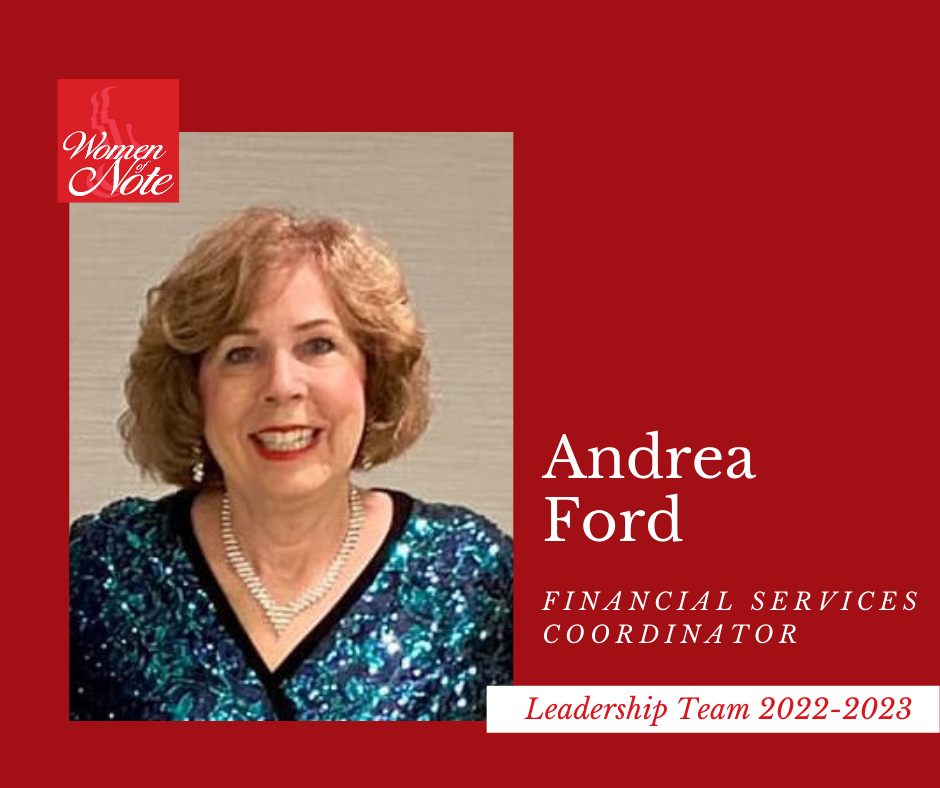 Andrea Ford, Finance Coordinator