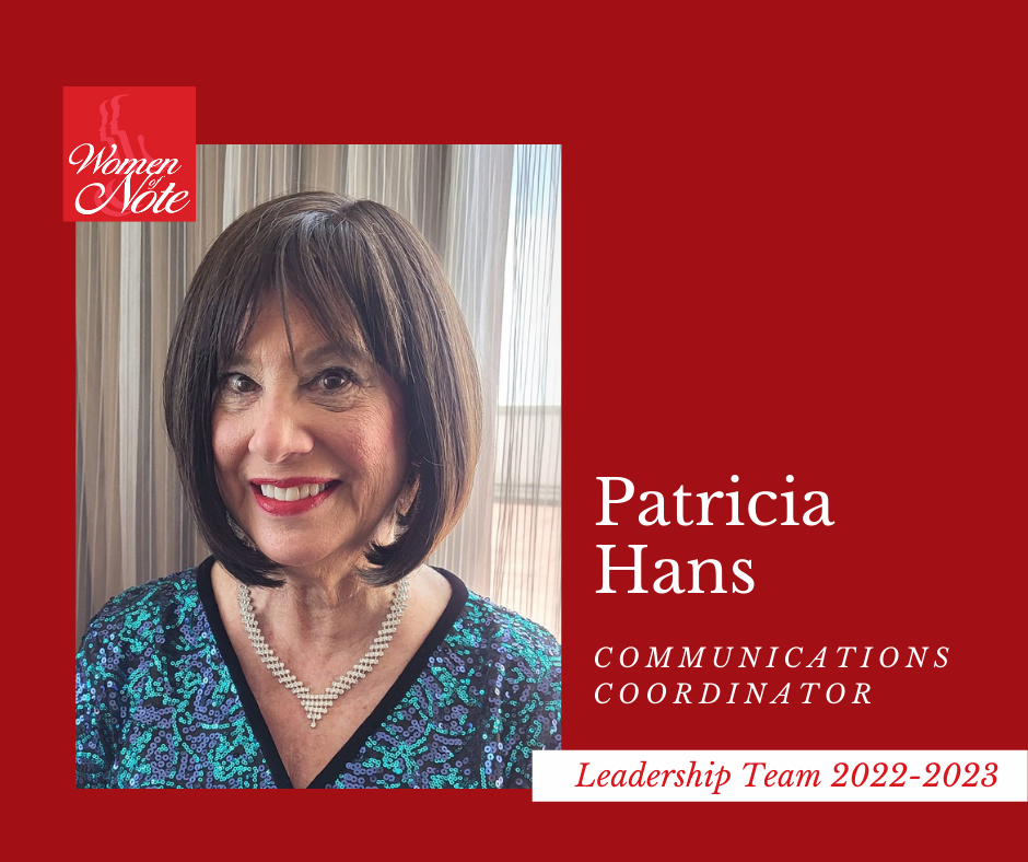Patty Hans, Communication Coordinator