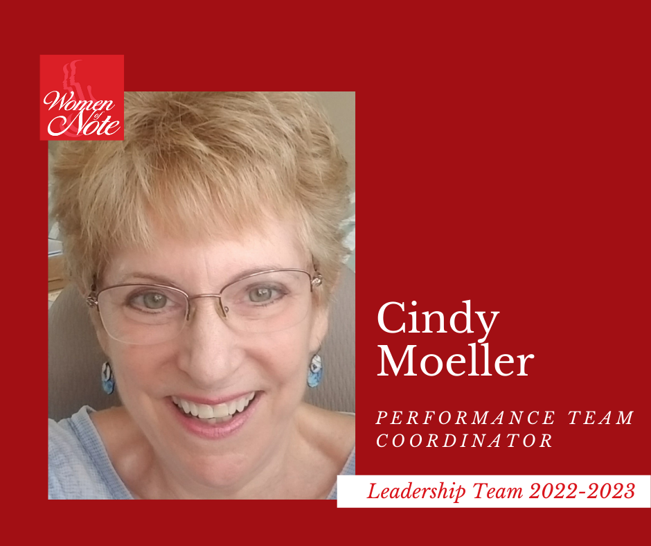 Cindy Moeller, Performance Team Coordinator