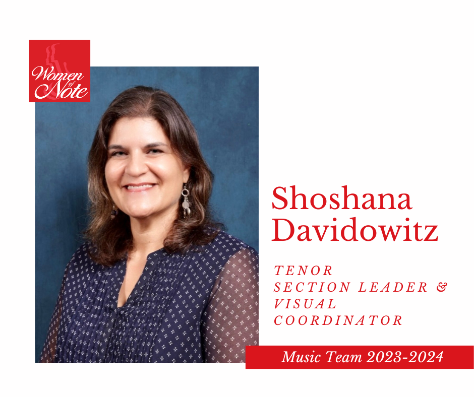 Shoshana Davidowitz, Tenor Section Leader